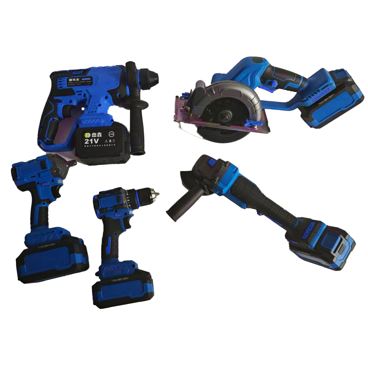 Power Tools Combo Kits - Batterie Lithium-Ion sans fil 21V, ensemble