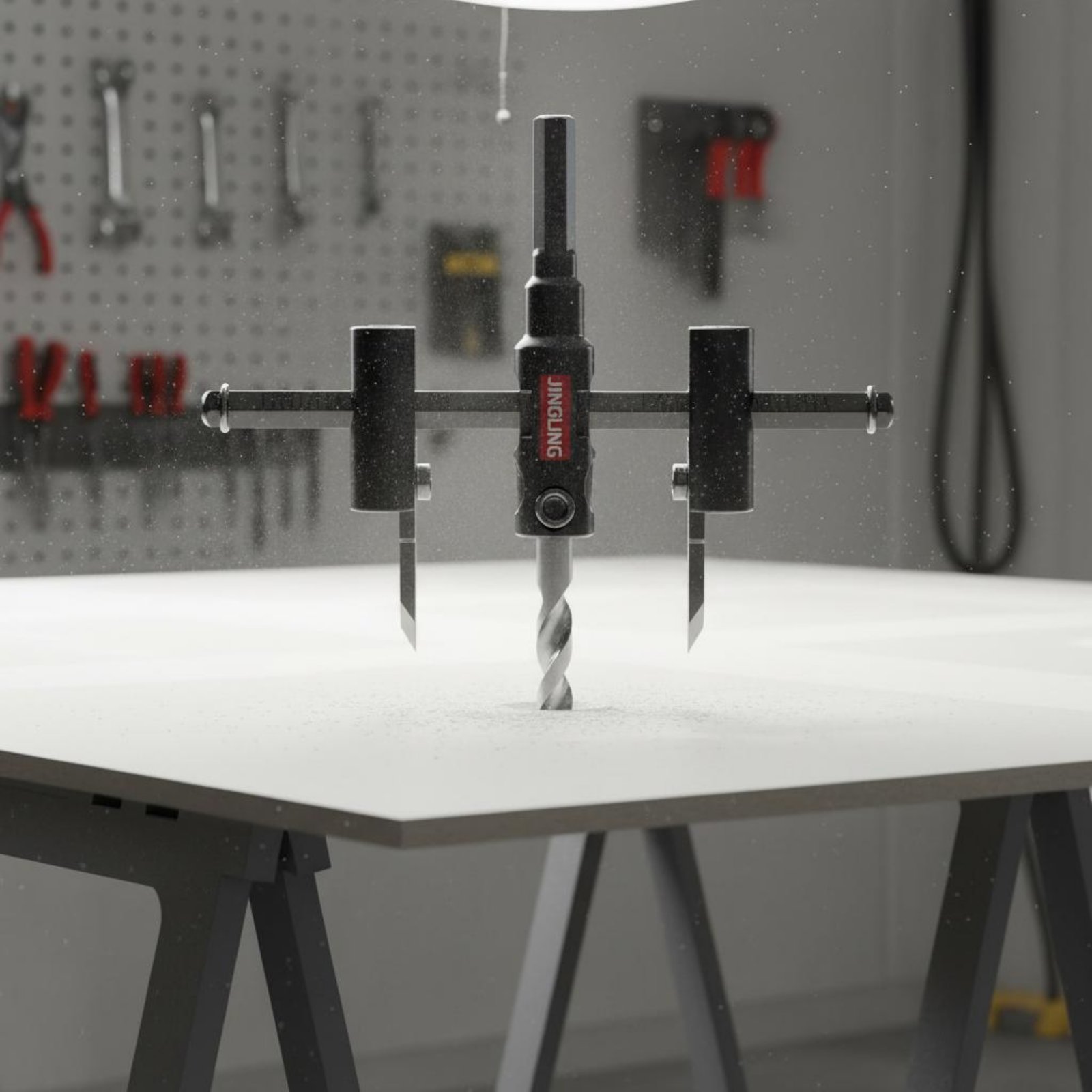Power Tools Types - Accessoire de perceuse de menuiserie réglable