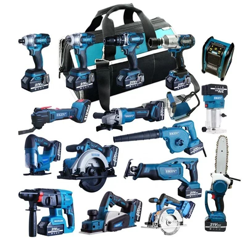 Power Tools Combo Kits - Kit combiné d'outils de perçage EKIIV