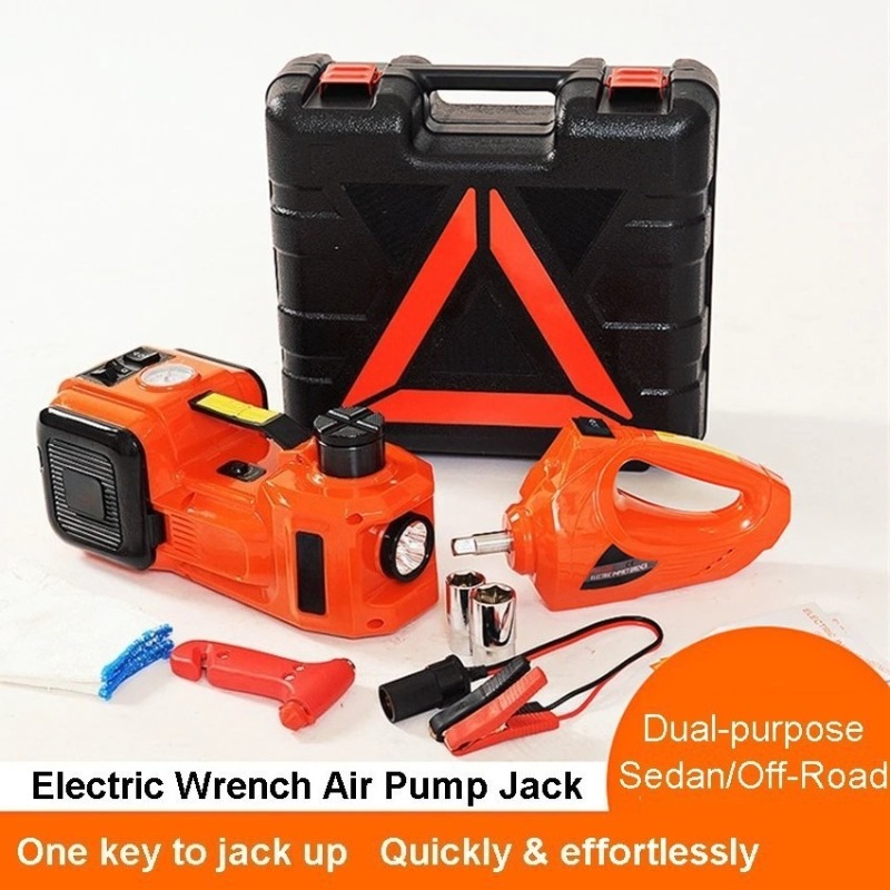 Power Tools Jack - Cric hydraulique électrique 12V pour voiture,