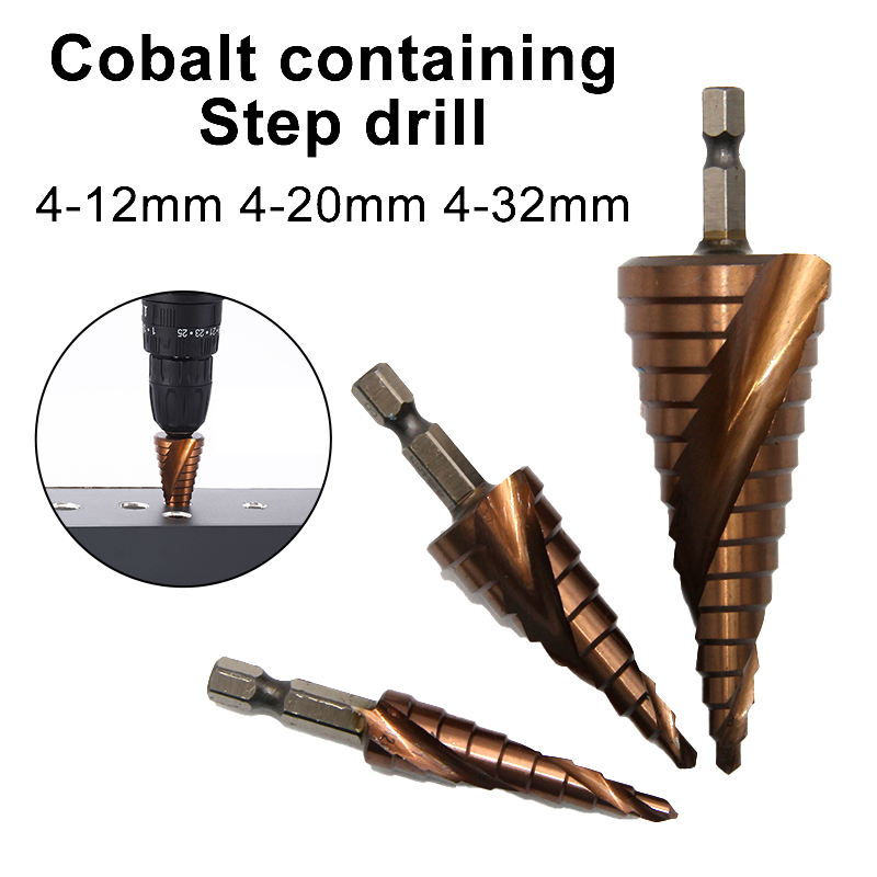 Power Tools Kobalt - 4-12/4-20/4-32mm M35 cobalt contenant étape perceuse