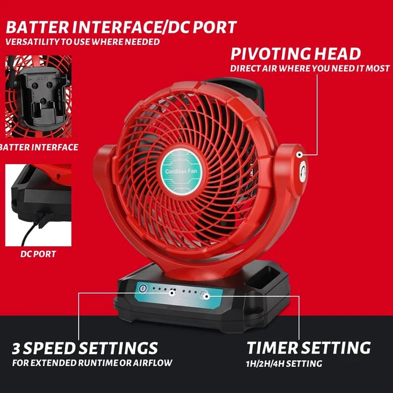 Ventilateur sans fil pour batt - Power Tools For Construction avis et prix
