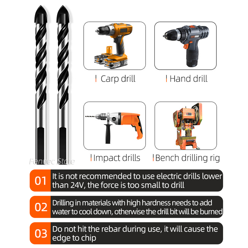 Jeu de forets triangulaires 6- - Power Tools Kobalt avis et prix